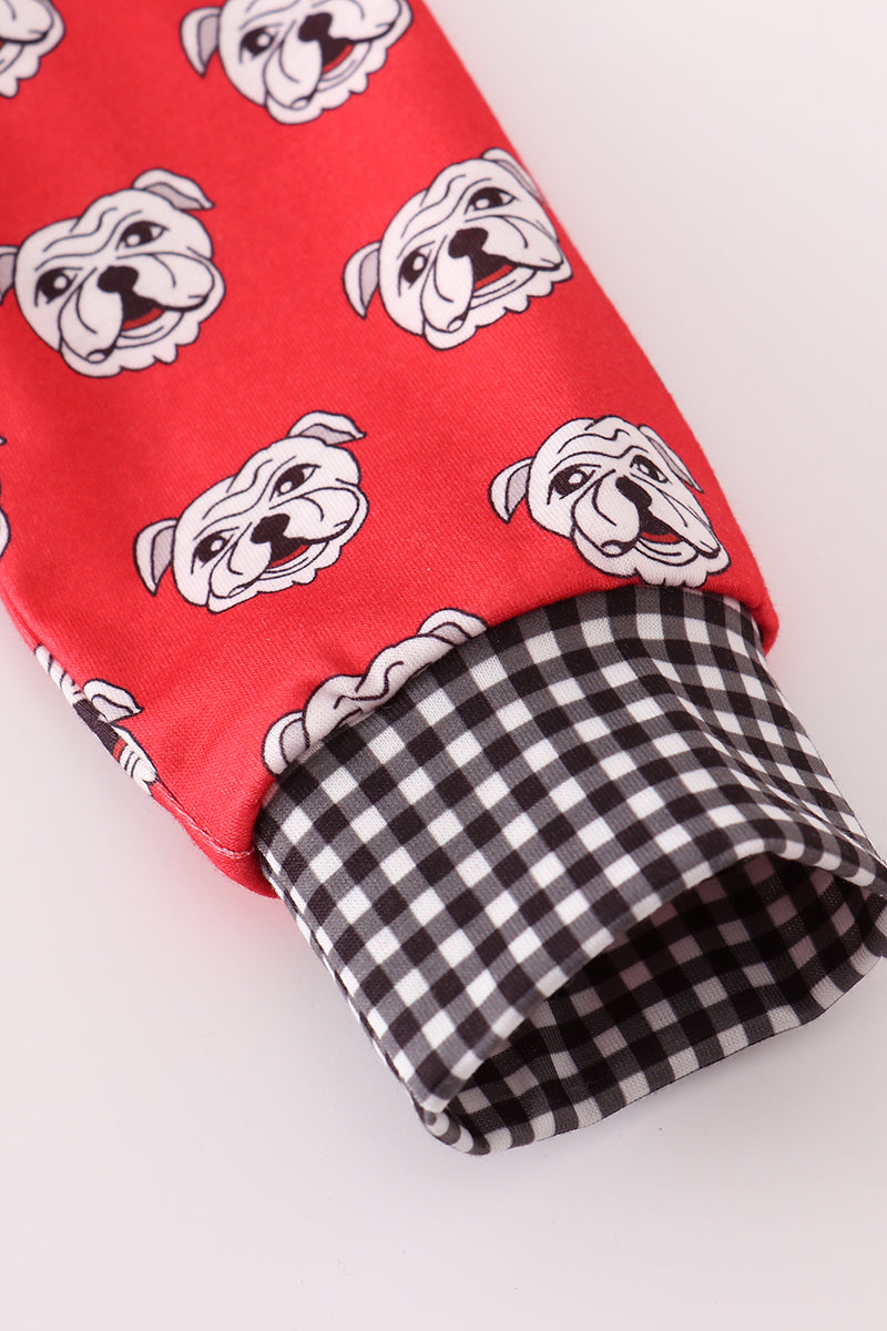 Georgia bulldog print pajamas pants set