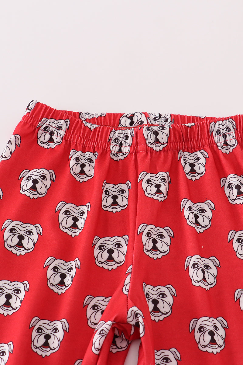 Georgia bulldog print pajamas pants set
