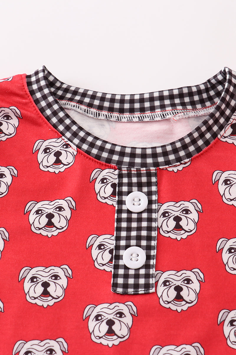 Georgia bulldog print pajamas pants set