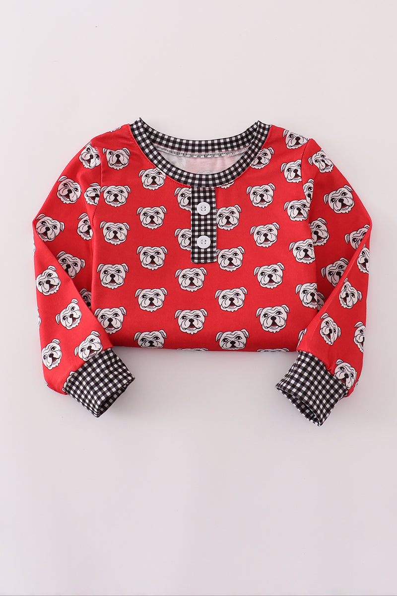Georgia bulldog print pajamas pants set